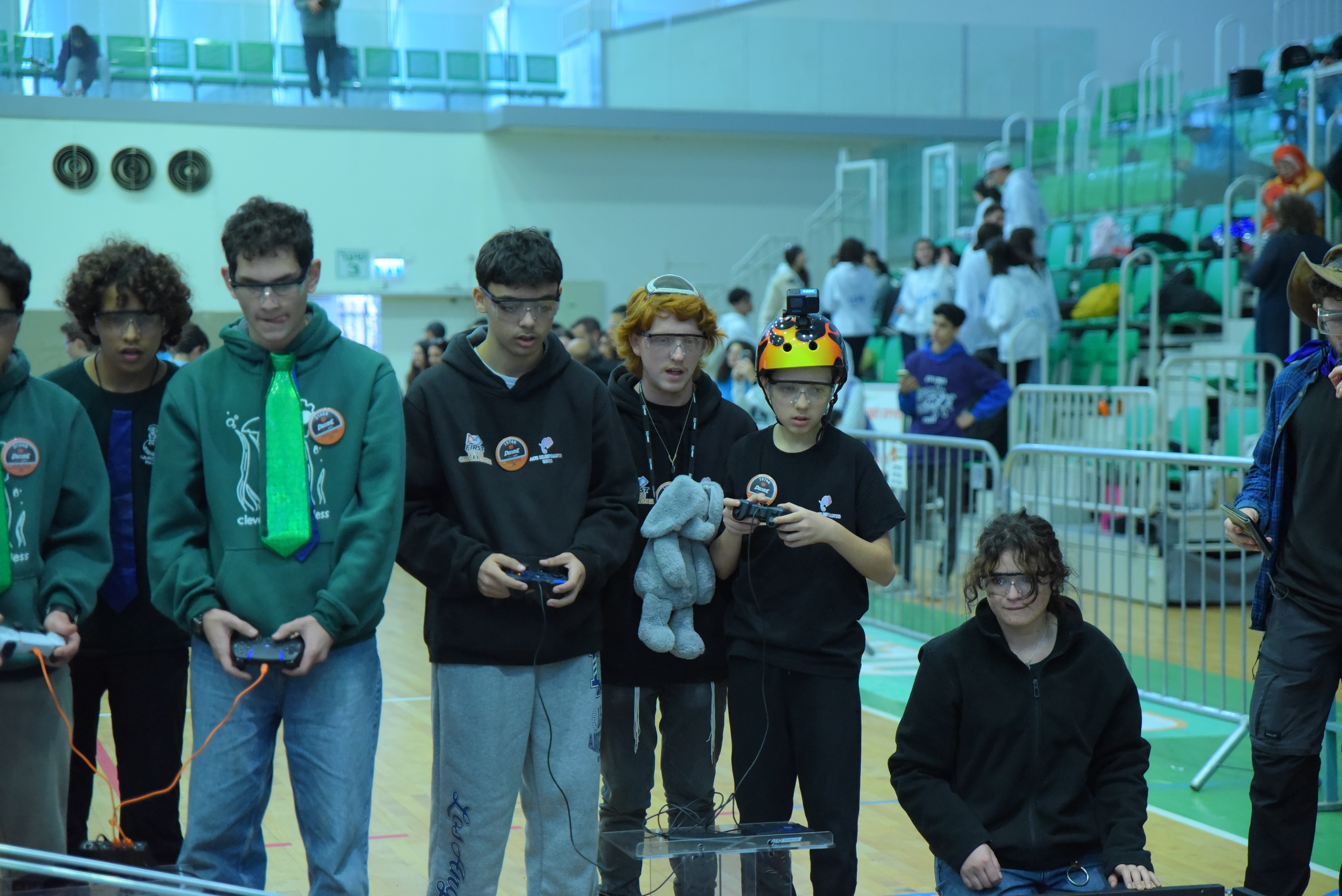 מנגנון האיסוף של הרובוט מקרוב