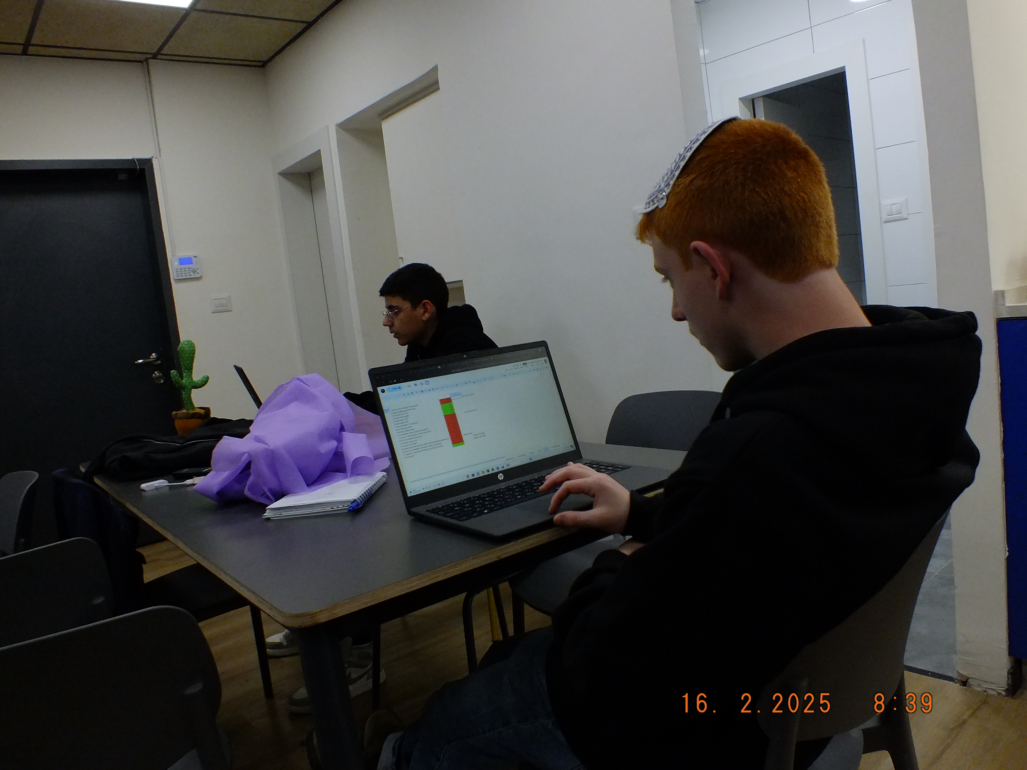 חברי צוות שיווק מעצבים לוגו לקבוצה